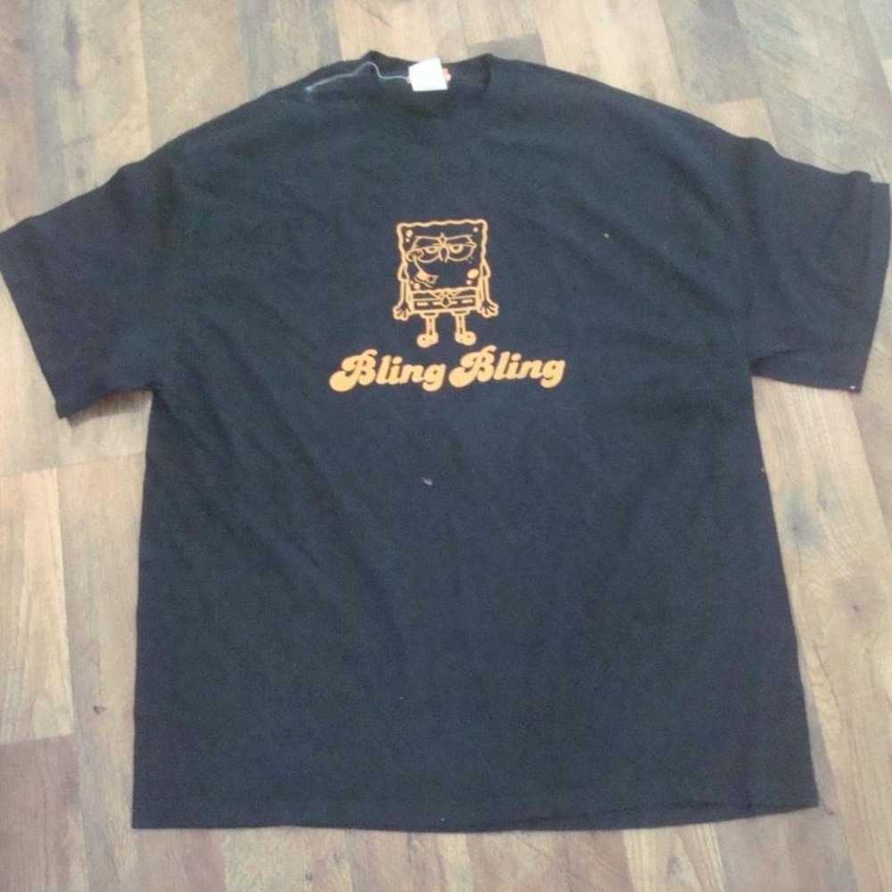SPONGEBOB BLING BLING 2003 SHIRT S2